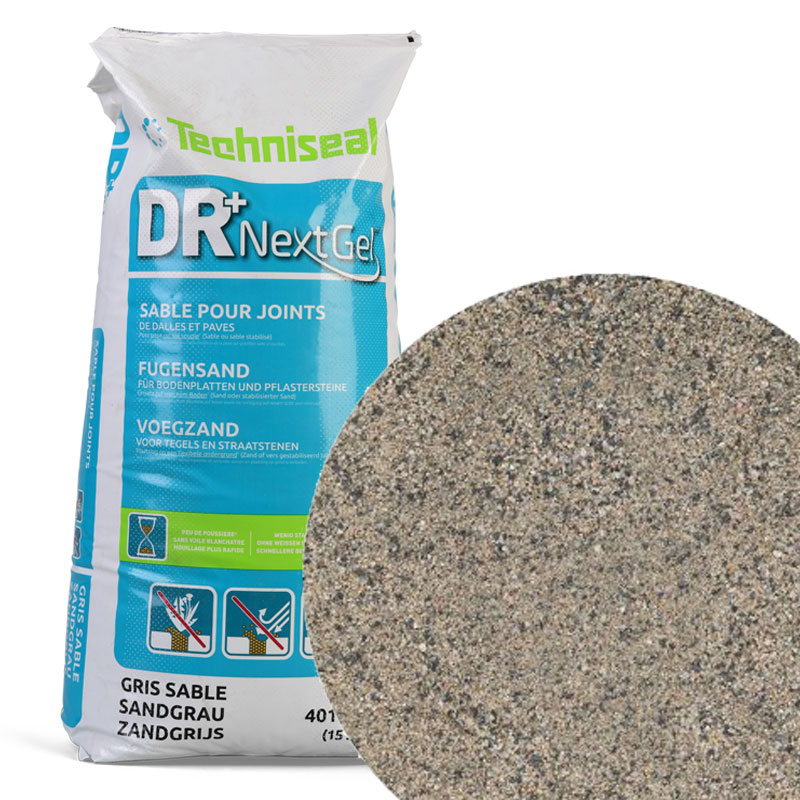 WS SmartSand Glossy Taupe DR+ Techniseal Zandgrijs 25 kg