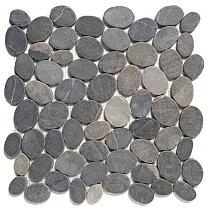 Natural Stone Pebbles Dark Grey 30,5x30xcm