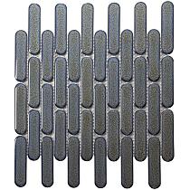 Sevilla Oval Finger Grey-Blue Speckle 30x30xcm