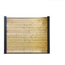 Betowood scherm vuren inclusief afdekkap 187 x 224 cm, groen geïmpregneerd.