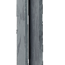 MUURELEMENT BLACK SLATE 250X50X4-6,5 CM