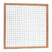 Douglas Betonijzertrellis met maas 7,5 x 7,5 cm, in raamwerk 4,5 x 7 cm, 180 x 180 cm, onbehandeld.