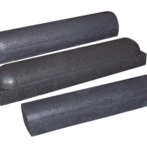 Schampband 21x18x95 1-zijdig rond grijs