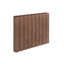 Rondo Palissadeband 8x50x50 cm Bruin