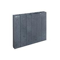 Blokjesband 8x50x50 cm Zwart