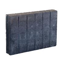 PALISSADEBAND VIERKANT ZWART 8X25X50CM