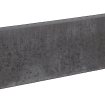 GRASKANTBAND RONDE KOP ZWART 5X25X100CM