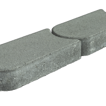 KANTSTEEN GRASKANT ANTRACIET 22X12X4.5CM