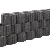 CIRKELFLOR MINI ZWART 30X20X20CM