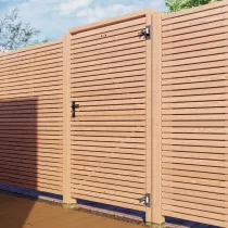 Tuindeur Elan 100 Excellent douglas op verstelbaar stalen frame, 100 x 180 cm, onbehandeld.