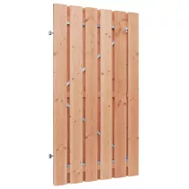 Redvision geschaafde plankendeur op verstelbaar stalen frame, 16 mm, 100 x 195 cm.