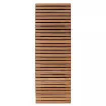 Thermovision Ayous enkelzijdig geschaafd latten paneel, recht horizontaal, 180 x 60 cm.