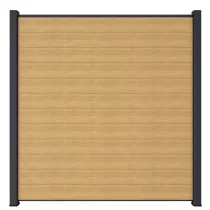 NewTechWood Co-extrusie composiet scherm, 181 x 180 cm, Red Cedar.