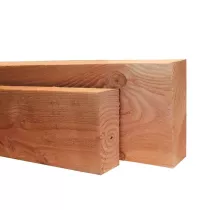Douglas gording geschaafd 6,5 x 21 x 400 cm, onbehandeld.