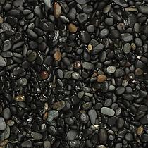 BigBag 1000 kg Beach Pebbles Black 8-16 mm