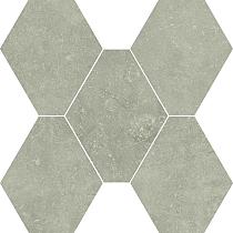 Castelvetro serie absolute esagona grigio 28,5x32
