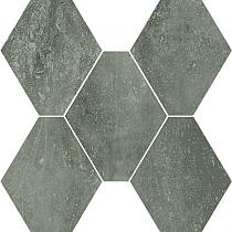 Castelvetro serie absolute esagona titanio 28,5x32