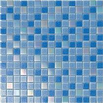 Mosaico serie cromie acqua celeste lux mix 2x2 33x33