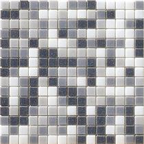 Mosaico serie cromie acqua grigio mix 2x2 33x33