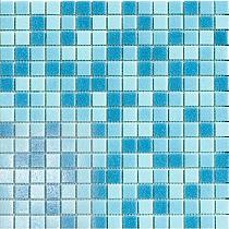 Mosaico serie cromie acqua turchese mix 2x2 33x33