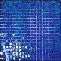 Mosaico serie perle blu 1,5x1,5 33x33