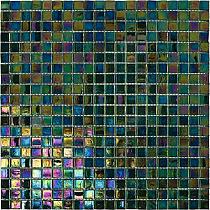 Mosaico serie perle verde s. 1,5x1,5 33x33