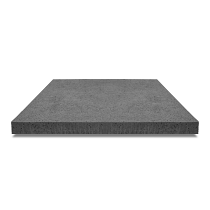 Betontegel Oud Hollands ZF 120x120x12cm, gewapend Antraciet
