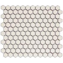 Barcelona Hexagon Soft White with edge 26x30xcm