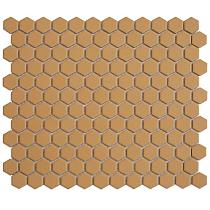Hexagon Matt Tuscany Gold 26x30xcm