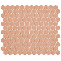 Hexagon Matt Royal Peach 26x30xcm
