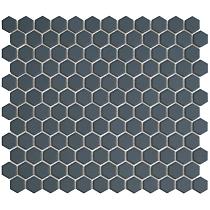 Hexagon Matt Navy Blue 26x30xcm
