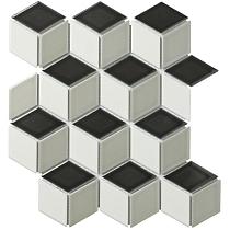 Paris Cubic black+white+grey 26,6x30,5xcm
