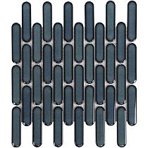 Sevilla Oval Finger Azure Blue speckle 30x30xcm