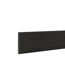 Betonplaat glad 24 x 3,5 x 180 cm, antraciet ongecoat.