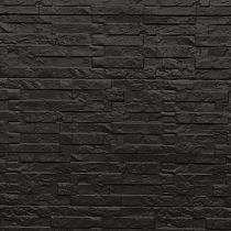 Betonplaat dubbelzijdig leisteenmotief 36 x 3,5 x 184 cm, antraciet gecoat.