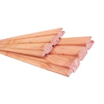 Douglas geschaafd 2-zijdig triple profielplank, 2,7 x 14,5 x 400 cm, onbehandeld.