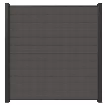 NewTechWood Co-extrusie composiet scherm, 180 x 180 cm, Silver Gray.