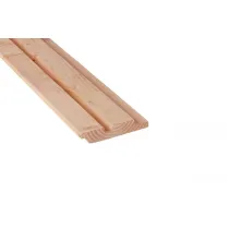 Douglas geschaafd rhombusprofiel 2,7 x 14,5 x 400 cm, onbehandeld.