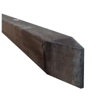 AV Hardhouten paal geschaafd, gepunt 8,8 x 8,8 x 275 cm