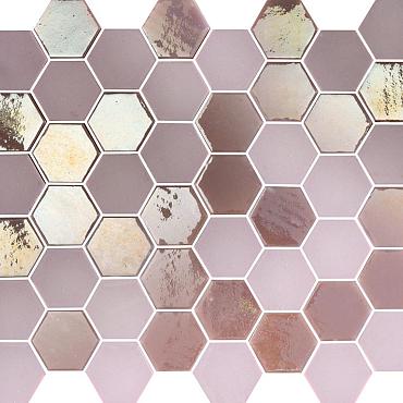 Valencia Recycled glass Pink 27,8x32,5xcm