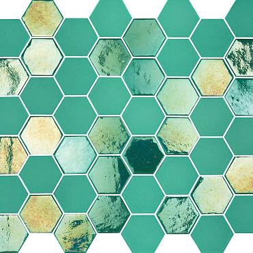 Valencia Recycled glass Turquoise 27,8x32,5xcm