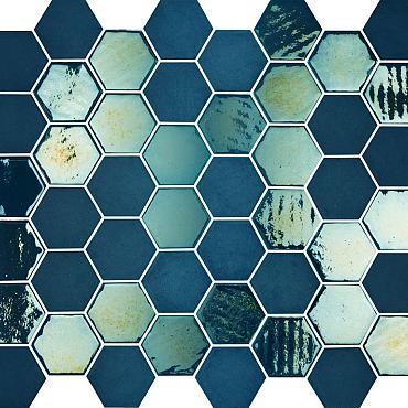 Valencia Recycled glass Blue 27,8x32,5xcm