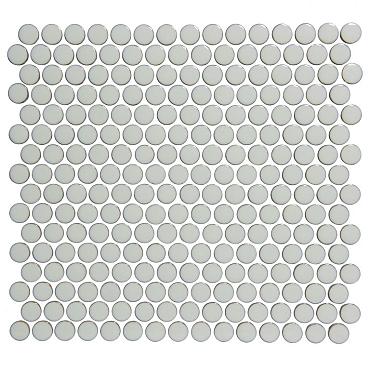 Venice Pennyround Light Grey Edge 31,5x29,4xcm