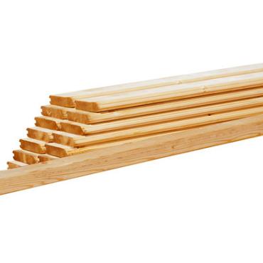 Betowood scherm vuren inclusief afdekkap 187 x 224 cm, groen geïmpregneerd.