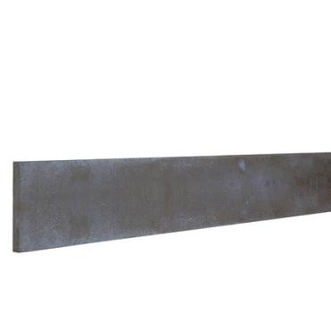 Betonplaat stampbeton 25 x 3,5 x 184 cm, antraciet.