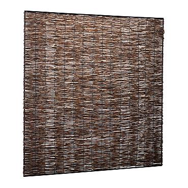 Wilgentenenscherm fijn, met ijzeren frame, 180 x 180 cm.