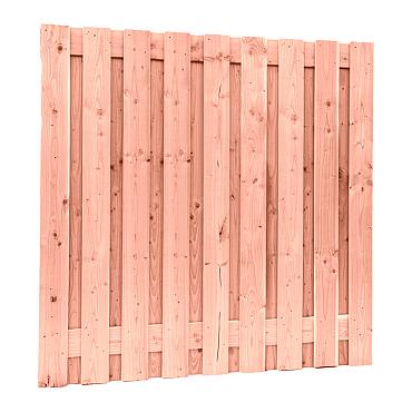 Douglas geschaafd plankenscherm 19-planks 16 mm, 180 x 180 cm, onbehandeld.