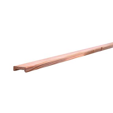 Douglas geschaafde afdeklat met sponning (6 x 1,2 cm) 2,8 x 8,5 x 180 cm, onbehandeld.