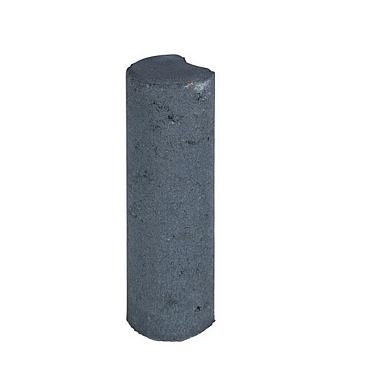 Palissaden Ø8x25 cm Zwart