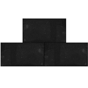 Betontegel 15x30x4,5 cm Zwart